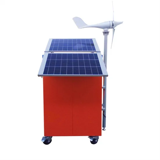 The lowest cost mobile solar outdoor power cabinet
