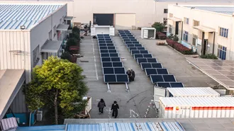 Off-grid pricing for solar-powered containerized systems used in